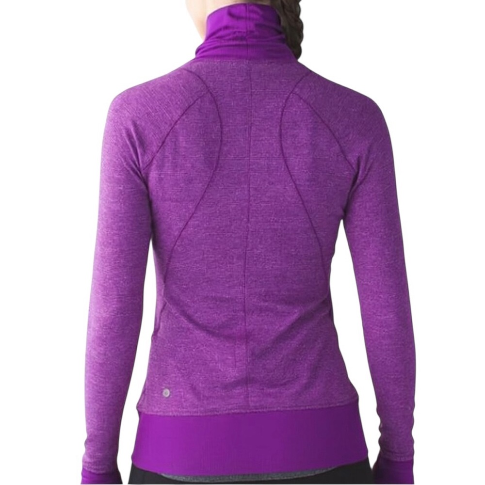 LULULEMON Runderful 1/2 Half Zip Long Sleeve Pullover Top + Small Reusable Bag - Picture 4 of 16